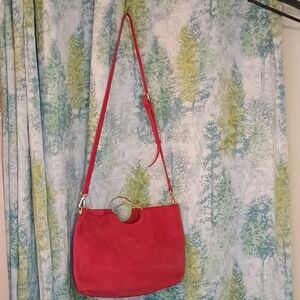 Hot Pink Suede ABLE brand purse